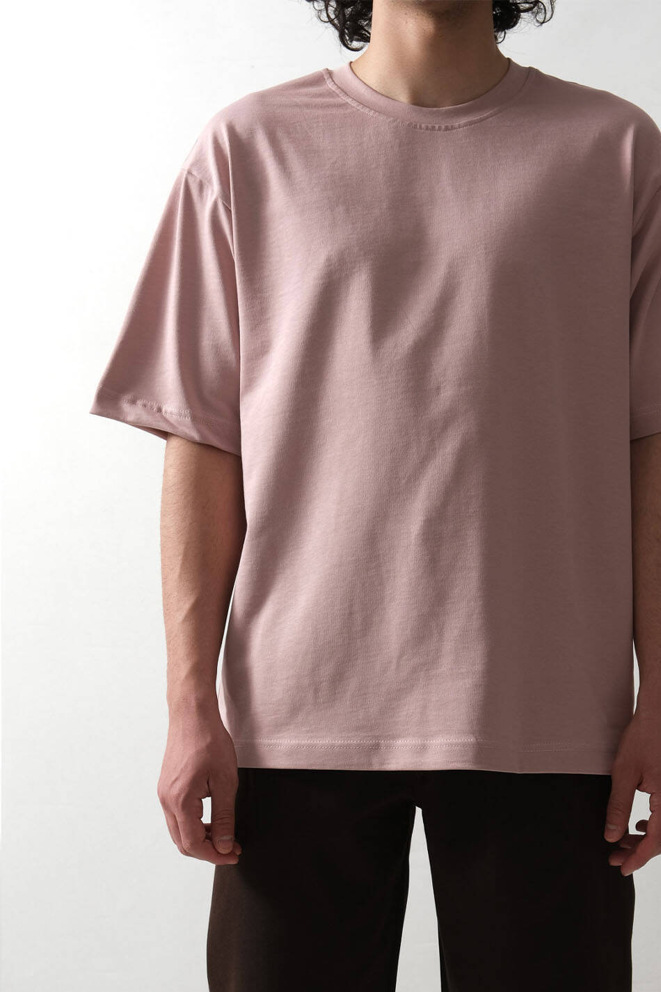 Pudra Basic Oversize Tişört · 4