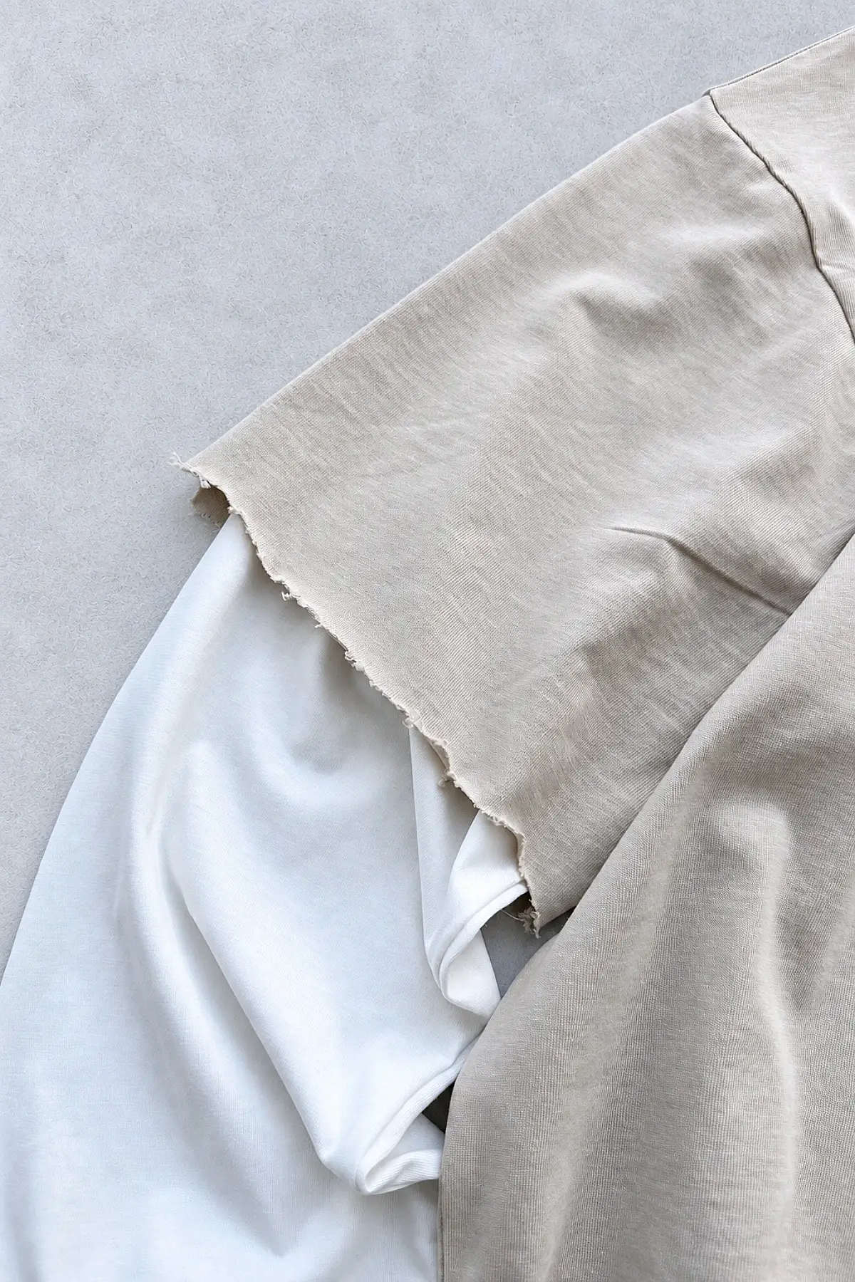 QURBH Yırtık Kol + Yırtık Etek Layered Long Sleeve R1 - 4
