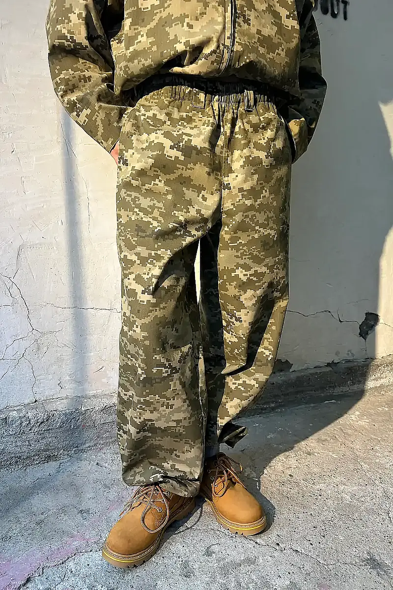 Ripstop Kamuflaj KHAFI Hoodie + DEHM Jogger - 3