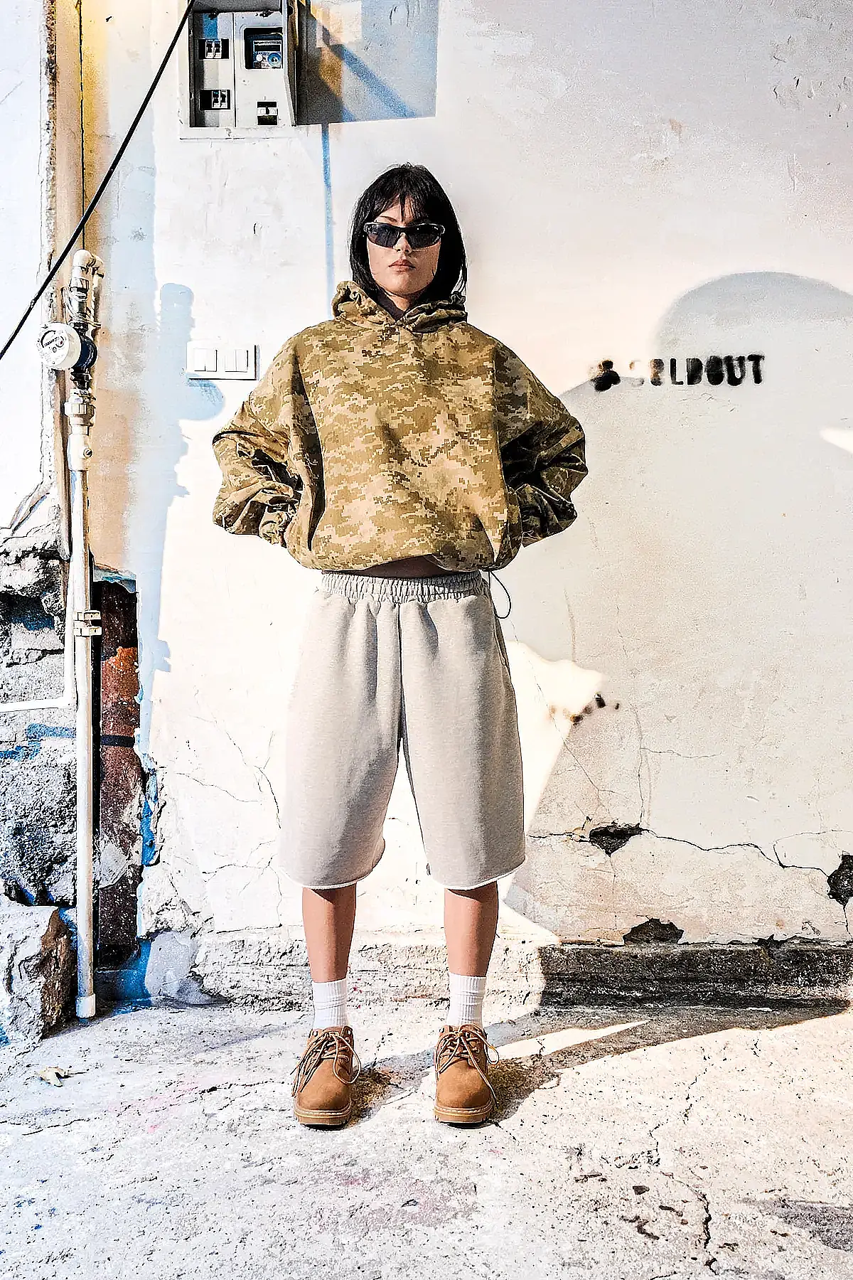 Ripstop Kamuflaj KHAFI Hoodie + GHURB Kargo Pantolon - 2