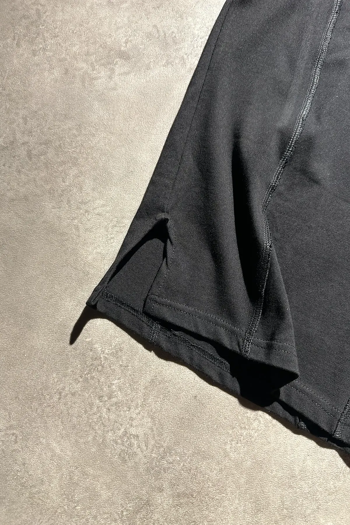 Shinjite Dikişli Siyah Oversize Tişört - 5