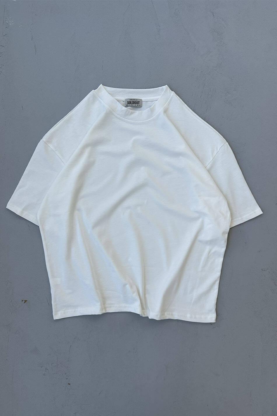 Silence Baskılı Oversize Tişört - 5