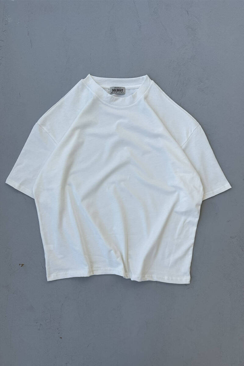Silence Baskılı Oversize Tişört - 5