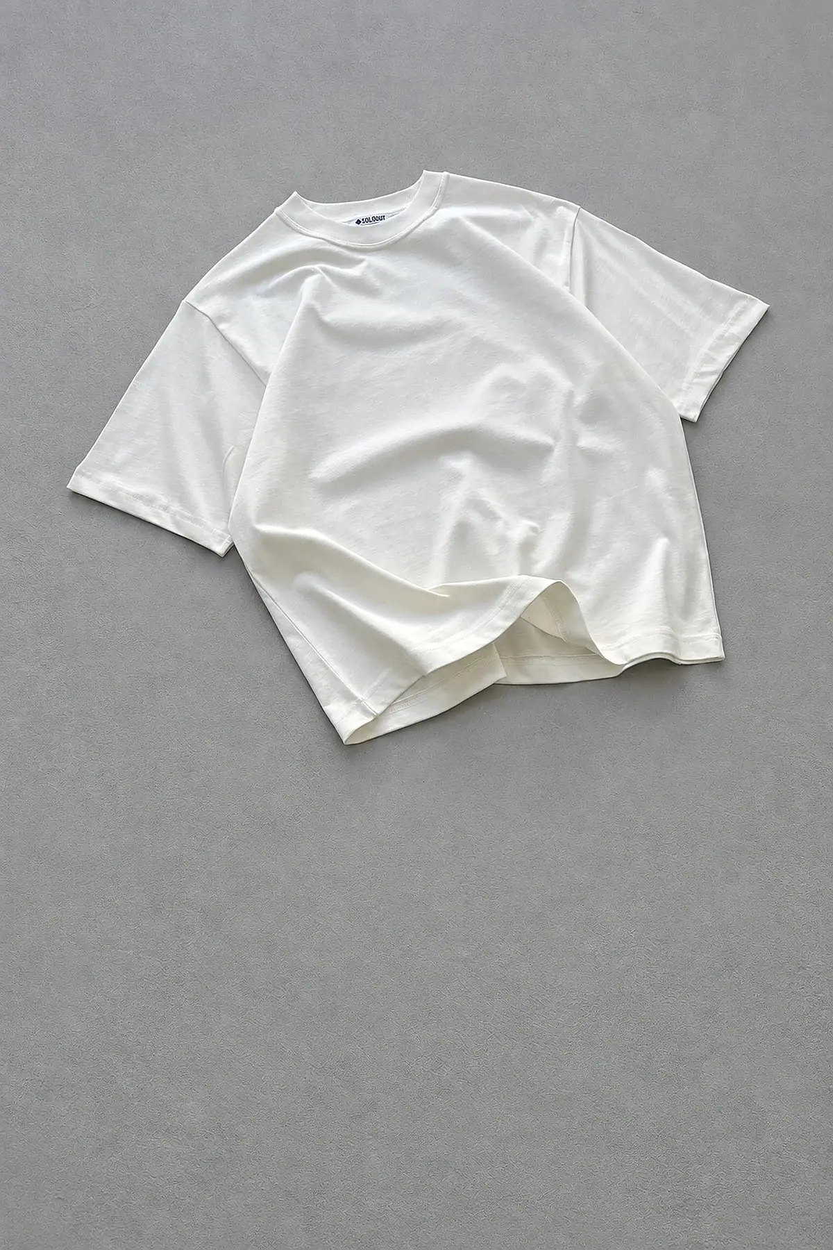 Kırık Beyaz Basic Tişört - 3