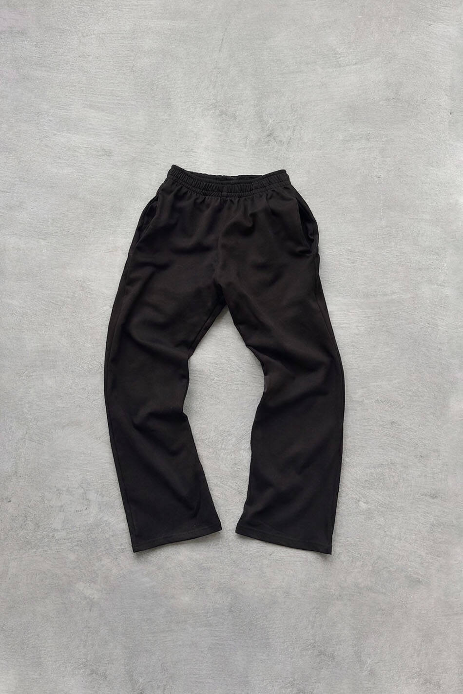 Siyah Double Face Baggy Eşofman