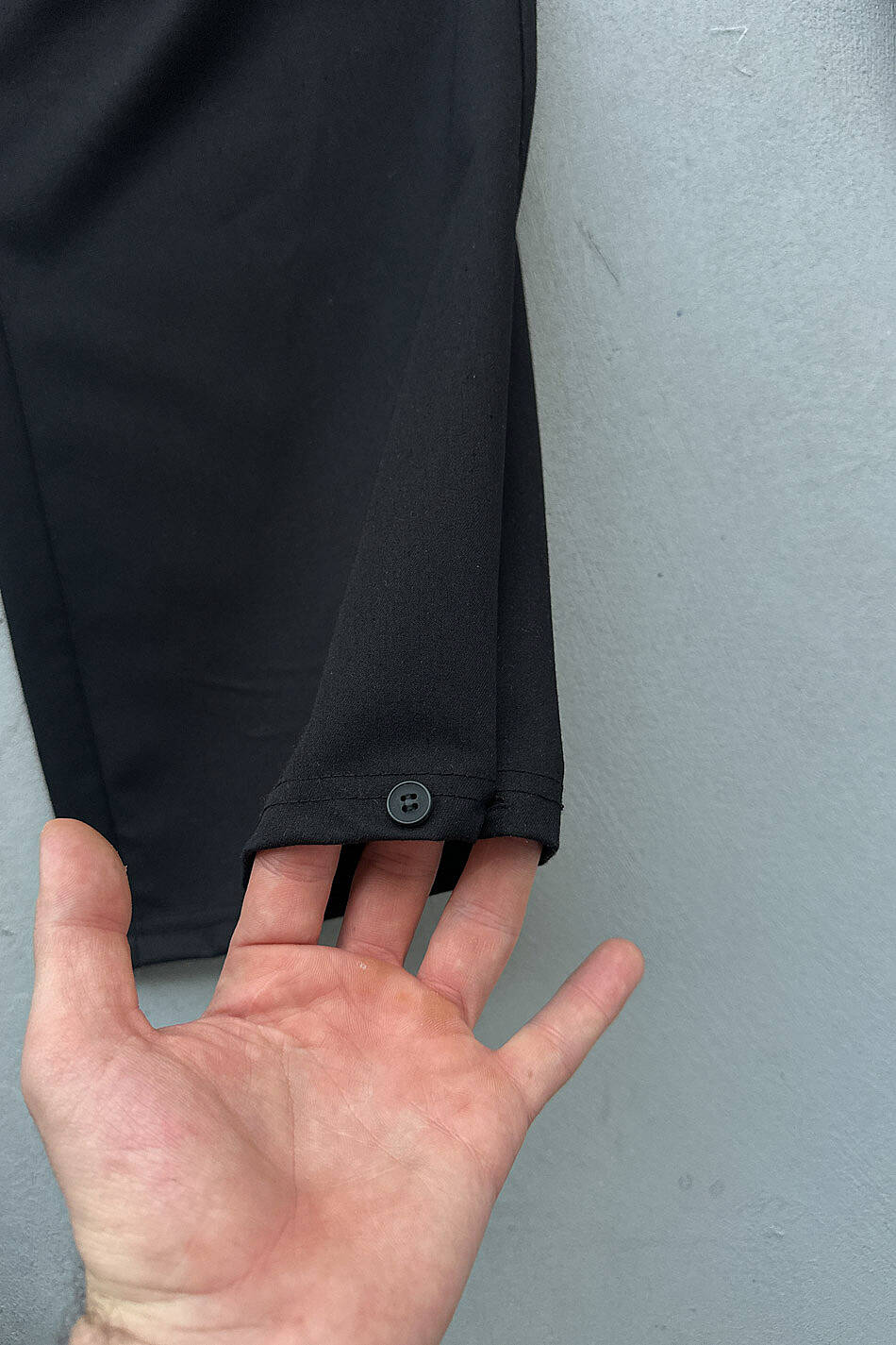 Siyah Fenna V2 Pileli Baggy Kumaş Pantolon · 12
