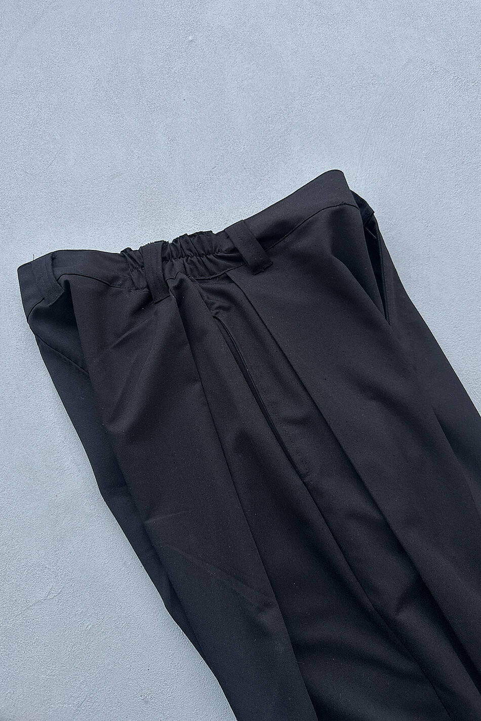 Siyah Fenna V2 Pileli Baggy Kumaş Pantolon · 14