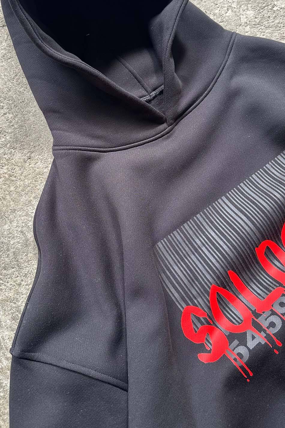 Soldout Barcode Oversize Boxy Fit Hoodie - 3