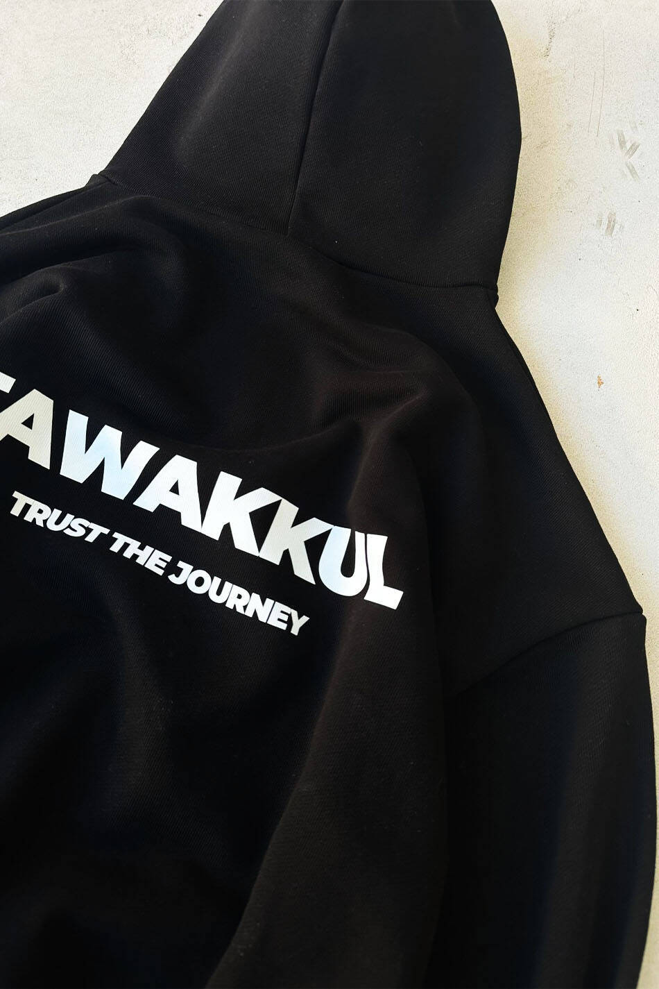 Tawakkul Siyah Heavyweight Oversize Boxy Fit Hoodie - 3