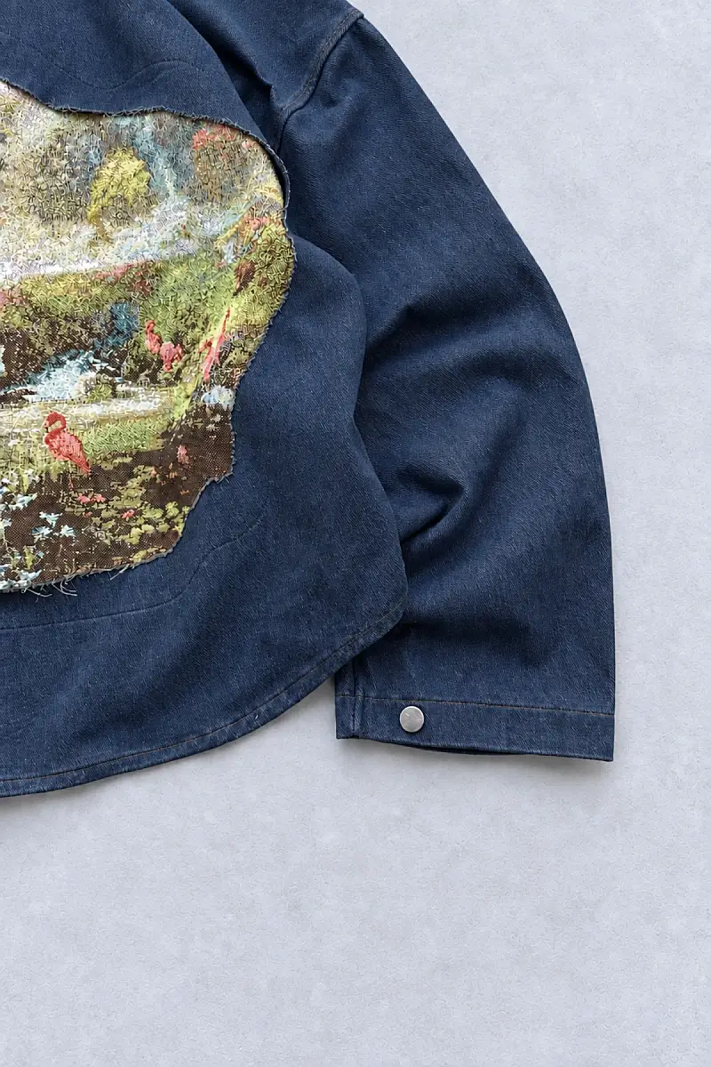WEJD Gizli Silüet Extra Oversize Heavyweight Denim Gömlek - 4