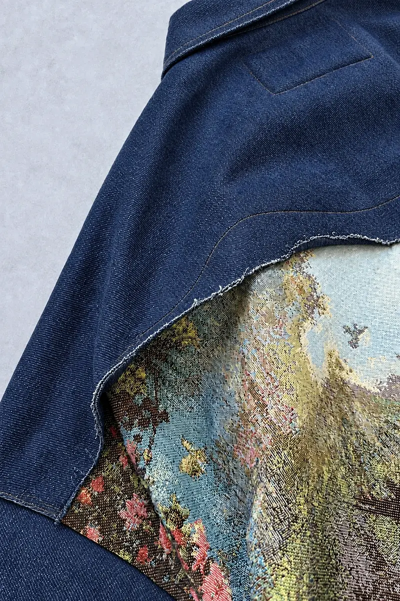 WEJD Gizli Silüet Extra Oversize Heavyweight Denim Gömlek - 5