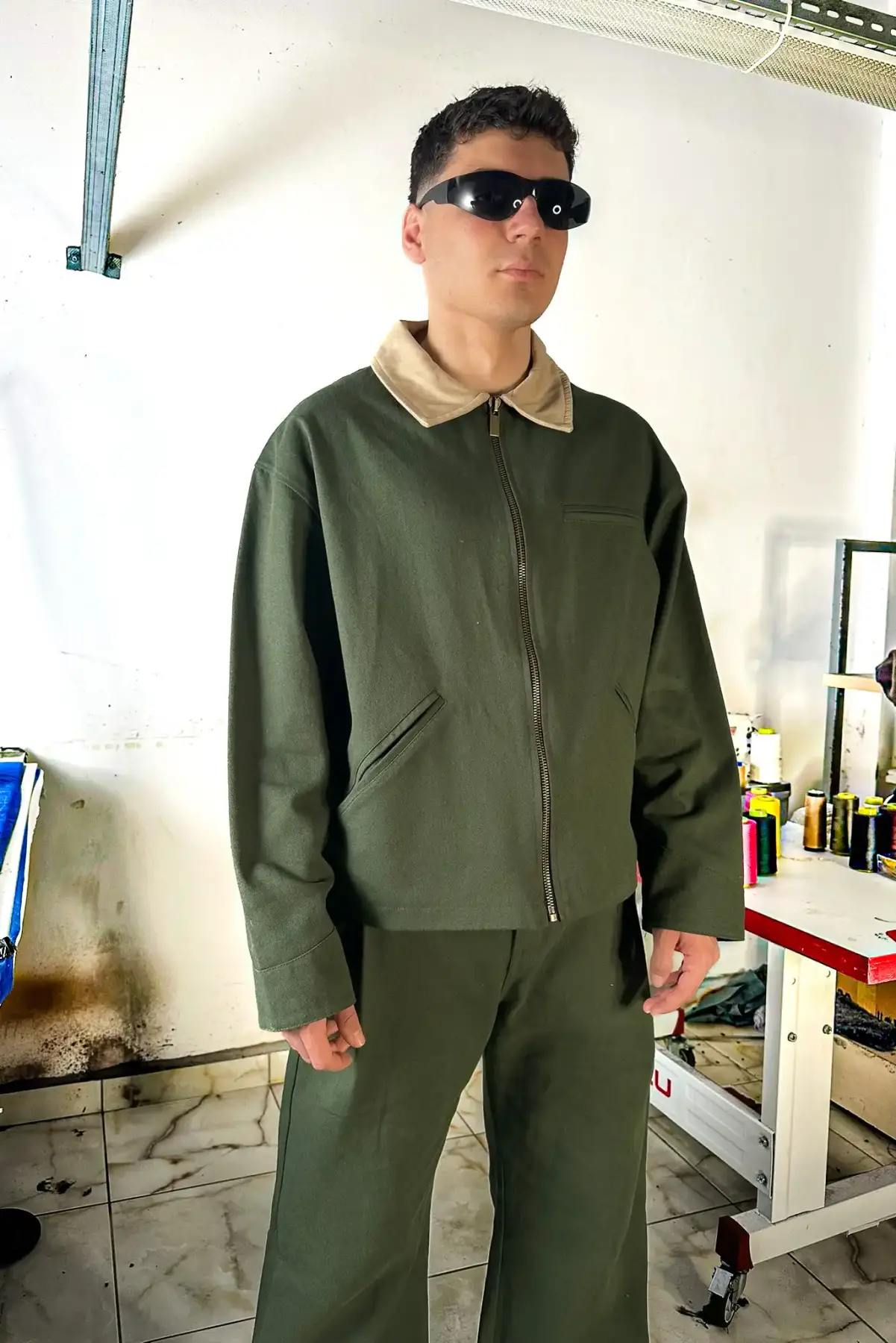 Yeşil Workwear Boxy Fit Ceket · 13